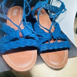 Braided sandals size 7